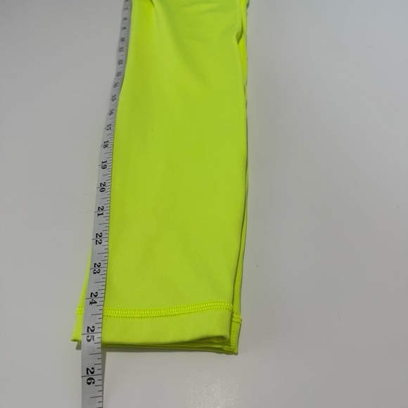 lululemon Wunder Under High Rise Leggings 25” Women’s 4 Running Marathon Yellow - Picture 11 of 12